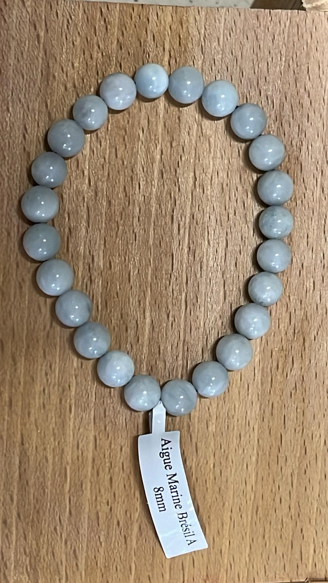 Bracelet aigue marine