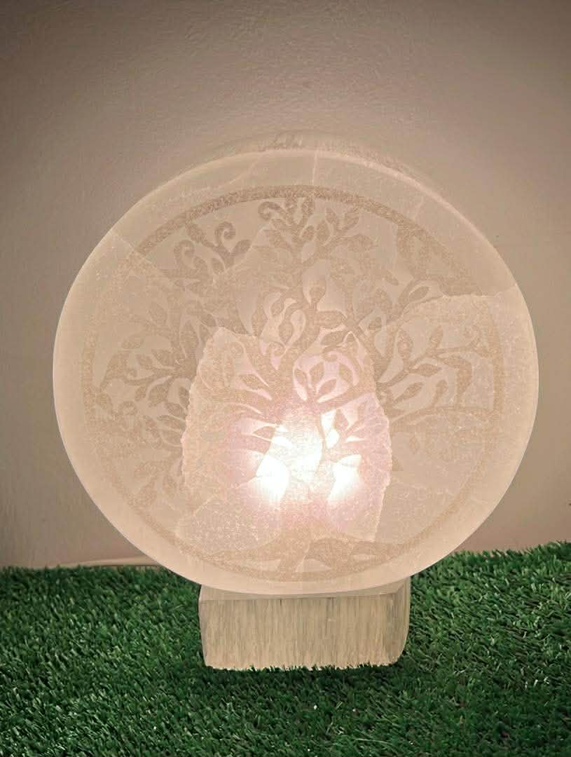 lampe selenite arbre de vie