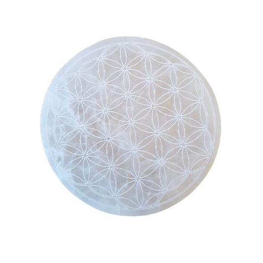 plaquet selenite  15 cm