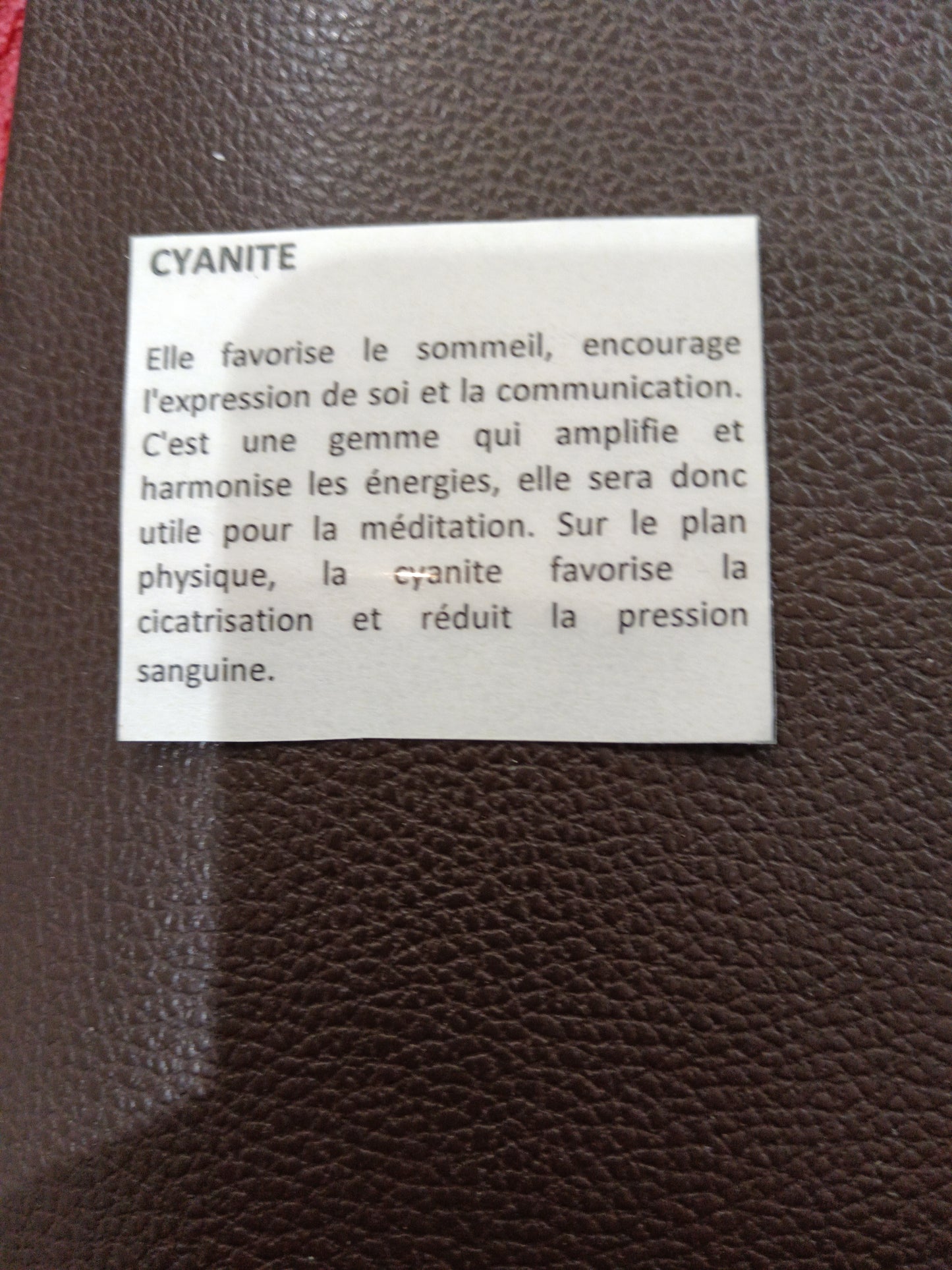 Bracelet cyanite