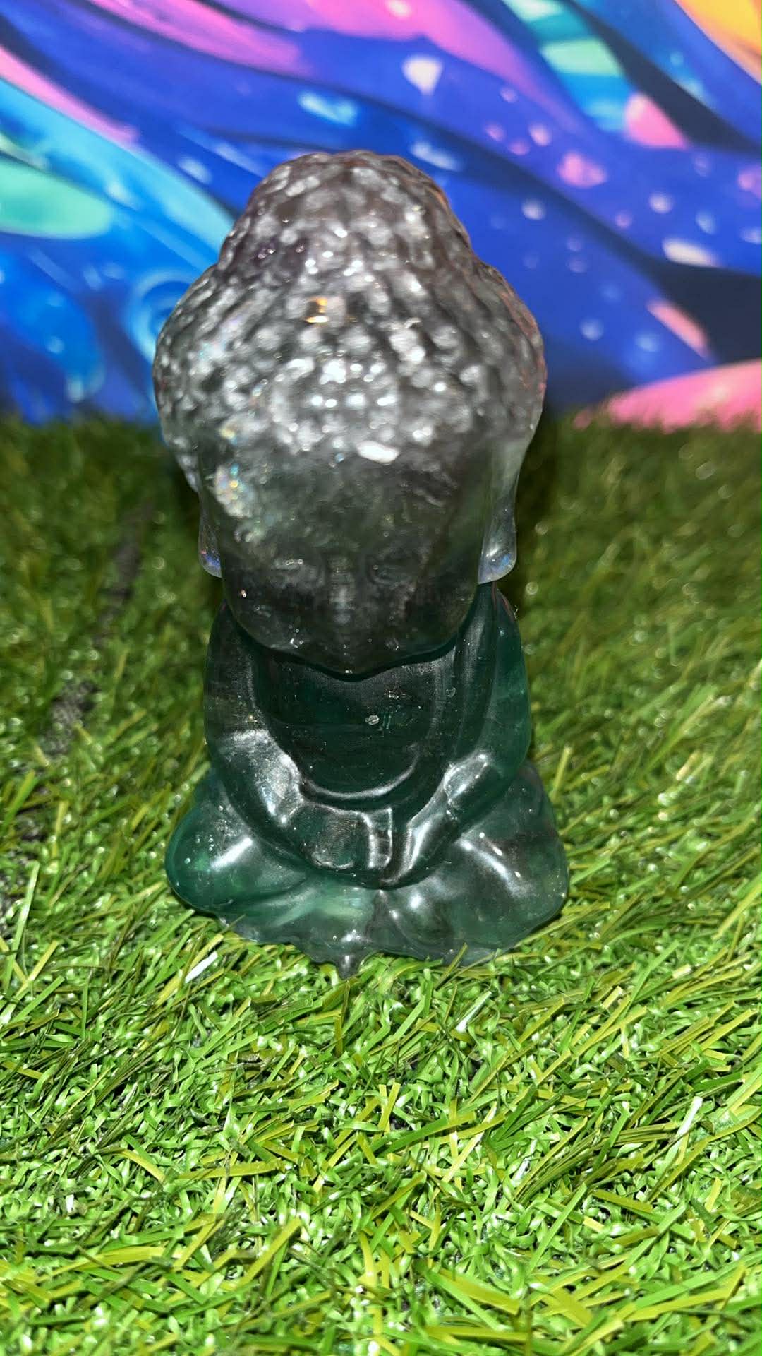 Tête de bouddha fluorite