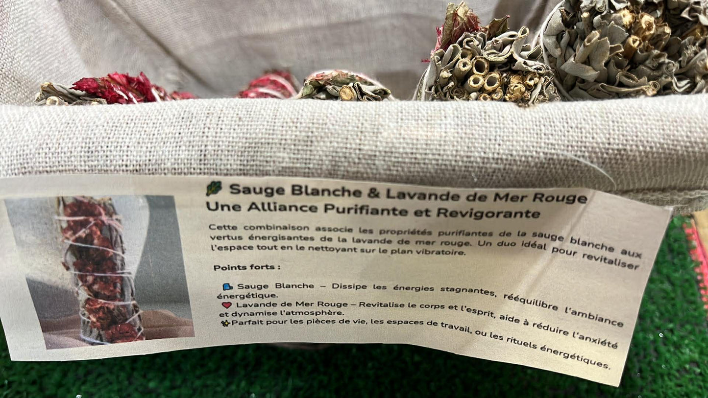 Sauge Blanche & lavandes mer rouge