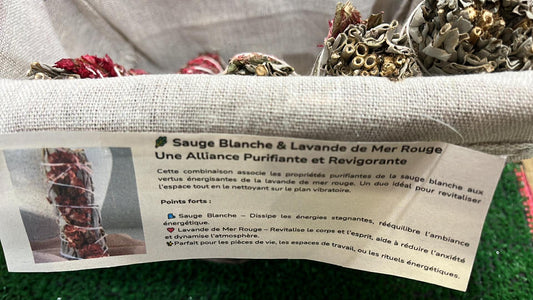 Sauge Blanche & lavandes mer rouge